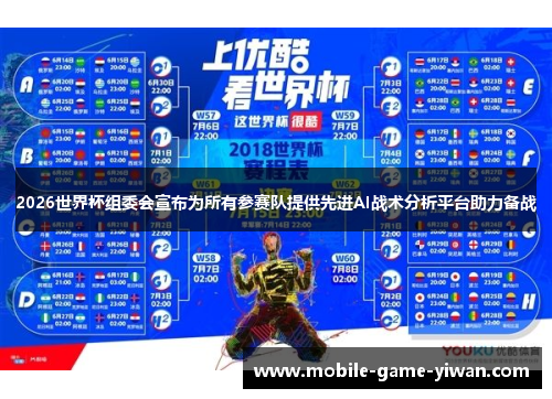 2026世界杯组委会宣布为所有参赛队提供先进AI战术分析平台助力备战